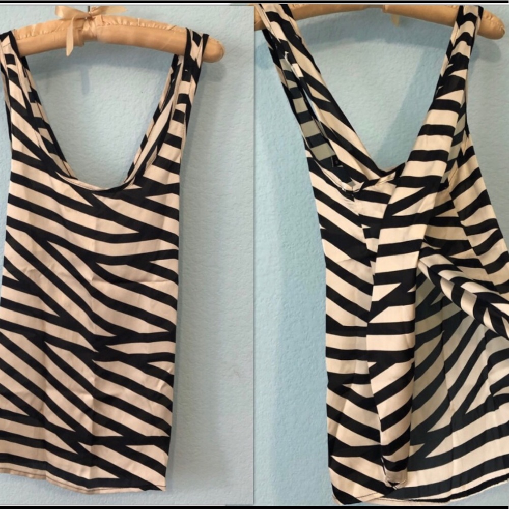 Tank Top with Criss Cross Peekaboo Back